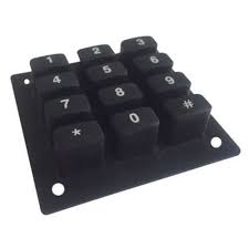 Rubber keypad